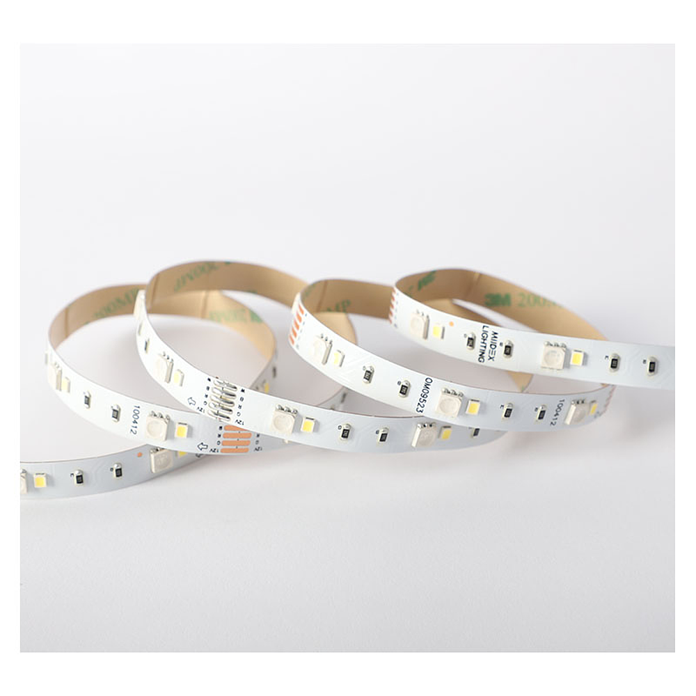 BANDEAU RGB + 6000K 5M 60LED ET 9W/M IP2
